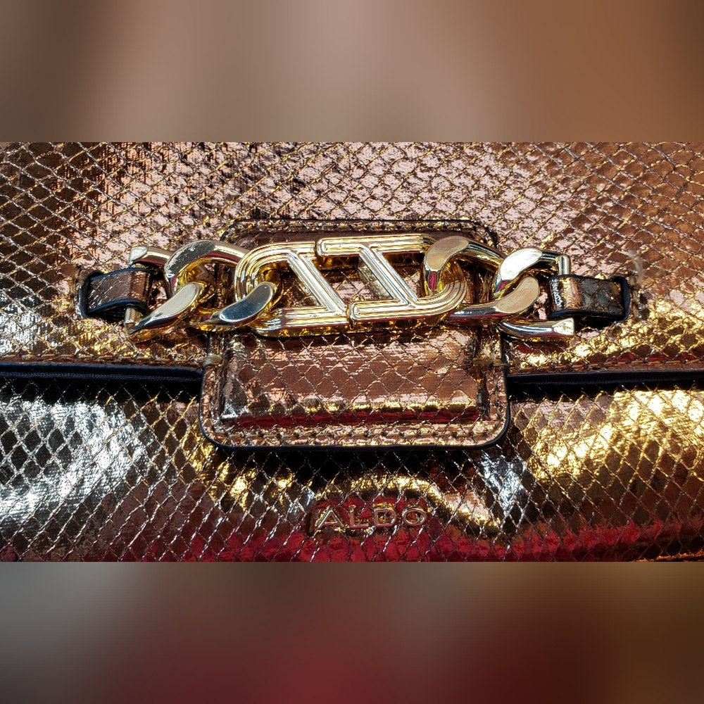 Aldo Copper-colored shoulder bag NWT - Picture 3 of 12